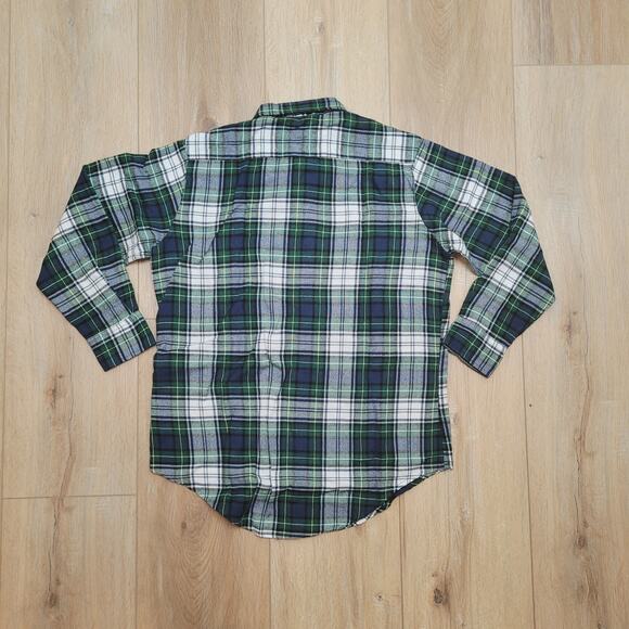 Vintage 70s 80s Autumn Attitudes Plaid Flannel Shirt Mens Small (Tag M) Acrylic - Picture 3 of 4